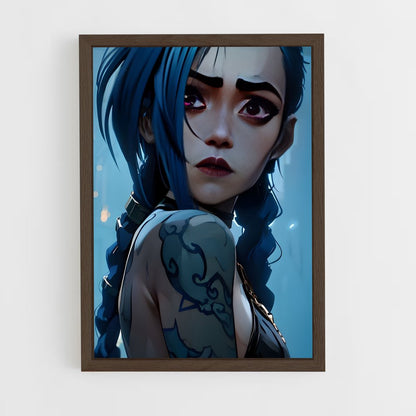 ap-jinx arcane-1 cadre Bois foncé