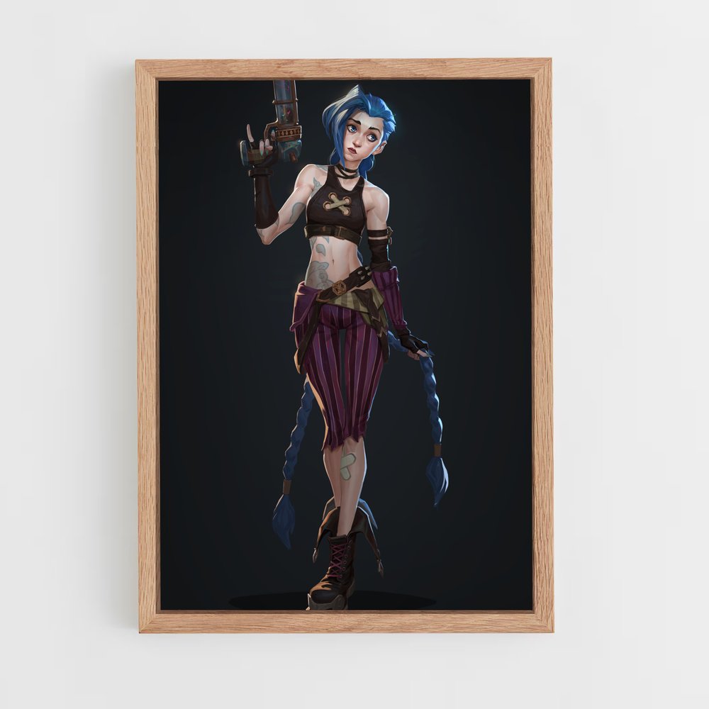 ap-jinx arcane-5 cadre Bois clair