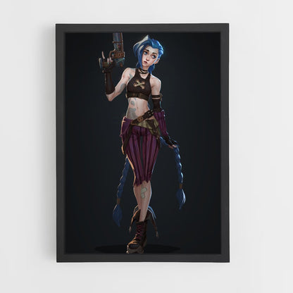 ap-jinx arcane-5 cadre Noir