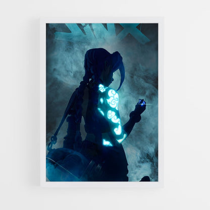 ap-jinx arcane-8 cadre Blanc