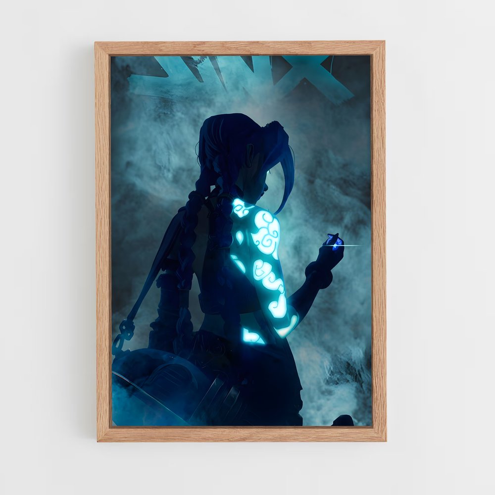 ap-jinx arcane-8 cadre Bois clair
