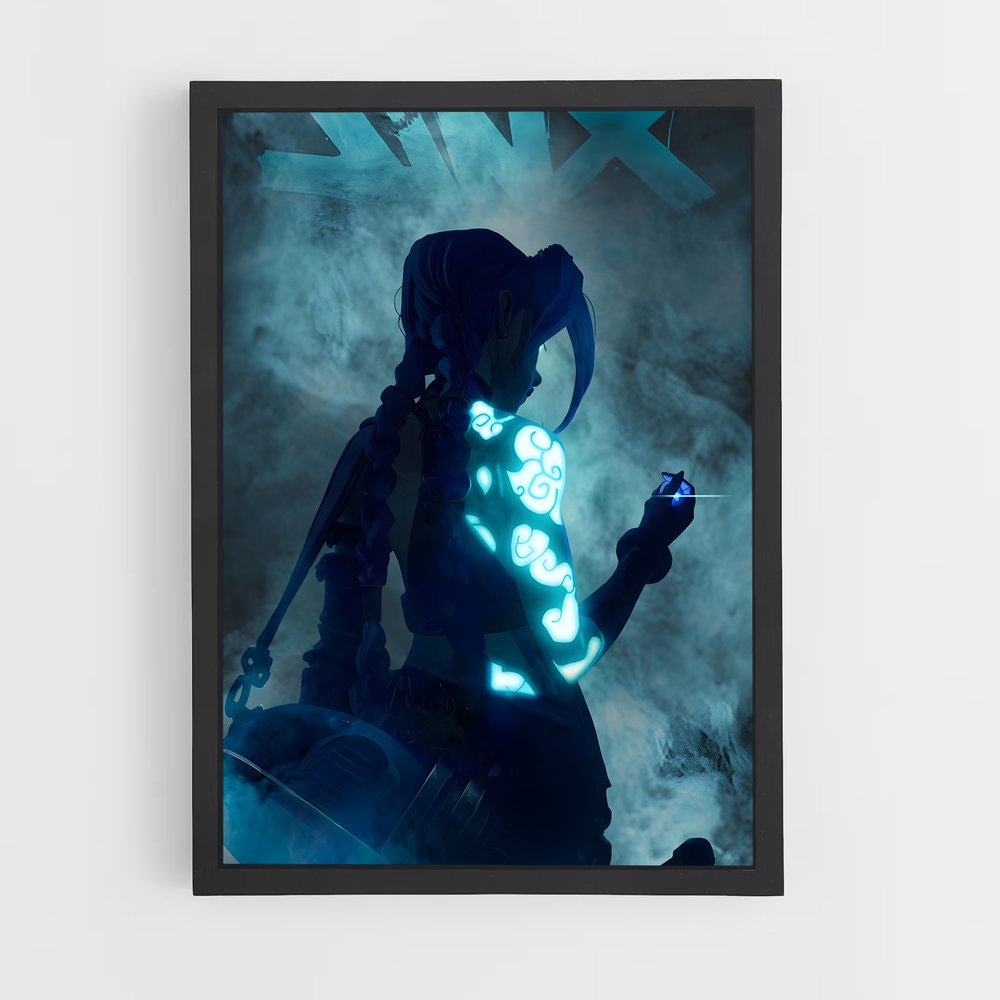 ap-jinx arcane-8 cadre Noir