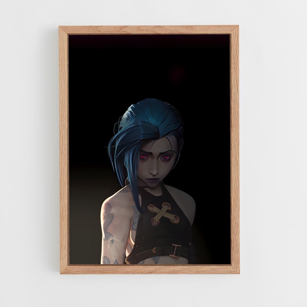 ap-jinx lol-3 cadre Bois clair