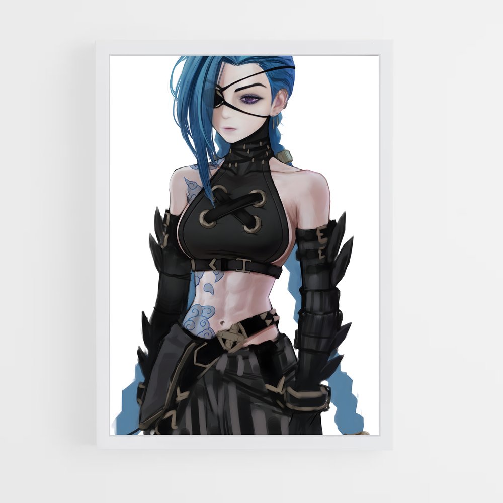 ap-jinx lol-8 cadre Blanc