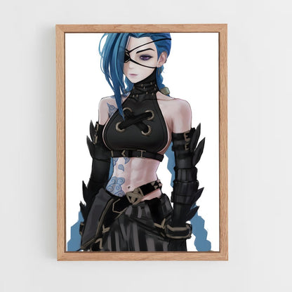 ap-jinx lol-8 cadre Bois clair