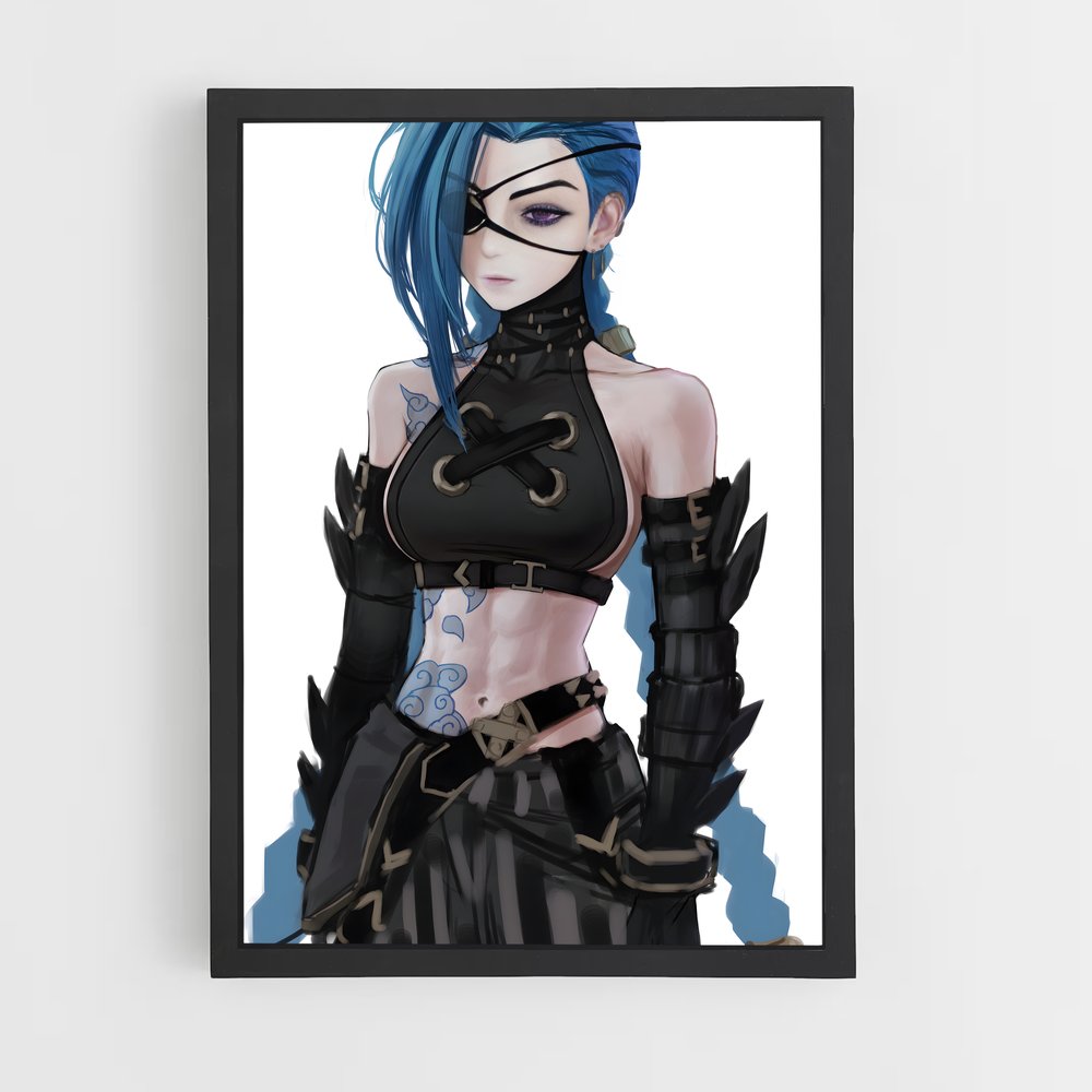ap-jinx lol-8 cadre Noir