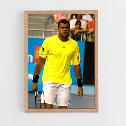 ap-jo-wilfried tsonga-5 cadre Bois clair