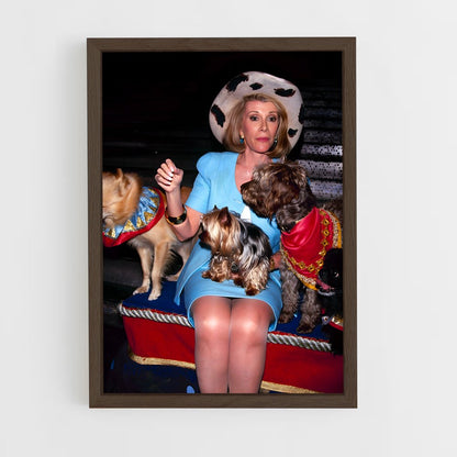 ap-joan rivers-8 cadre Bois foncé