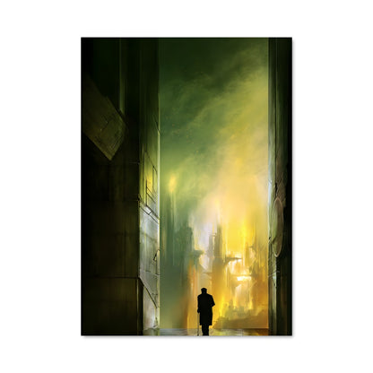 Poster Ombres et Parapluies