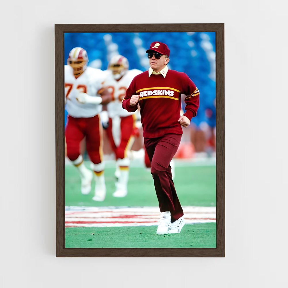 ap-joe gibbs-1 cadre Bois foncé