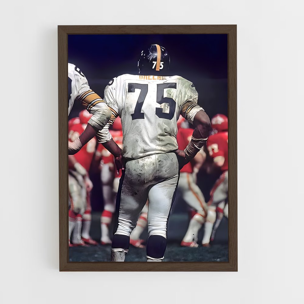 ap-joe greene-3 cadre Bois foncé