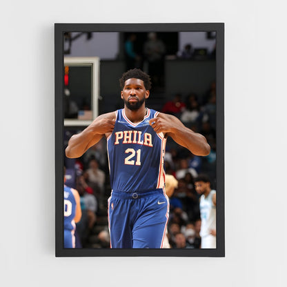 ap-joel embiid-12 cadre Noir