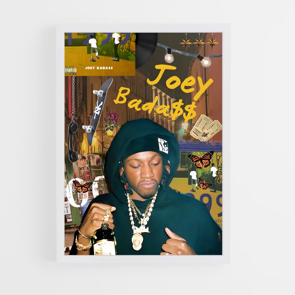ap-joey bada$$-2 cadre Blanc