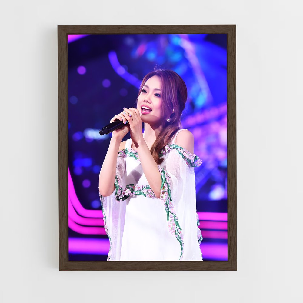 ap-joey yung-6 cadre Bois foncé