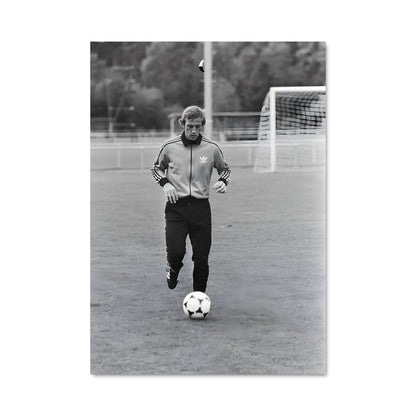 Poster Petit Footballeur