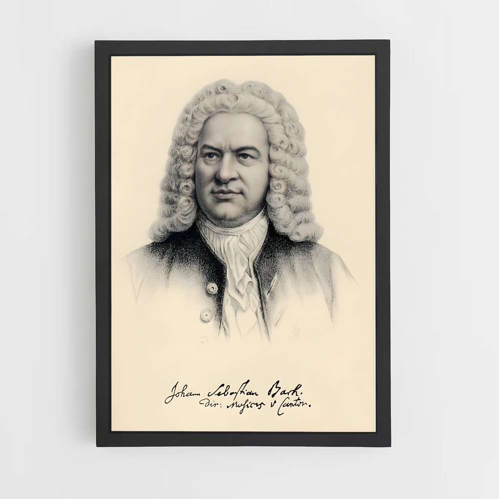 ap-johann sebastian bach-2 cadre Noir