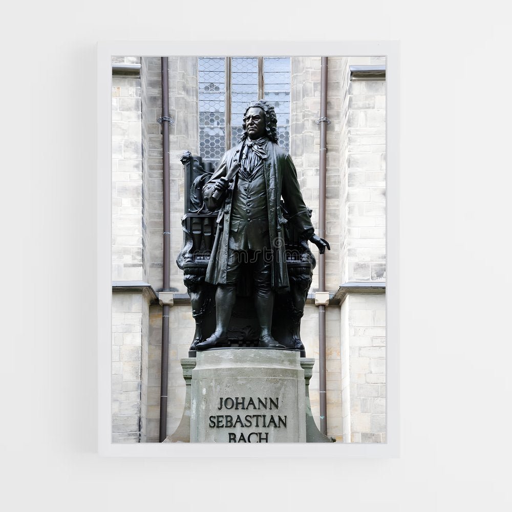 ap-johann sebastian bach-4 cadre Blanc