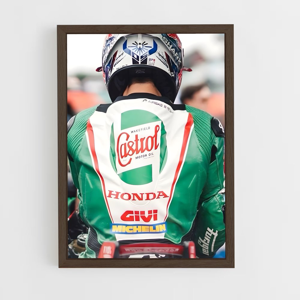 ap-johann zarco-8 cadre Bois foncé