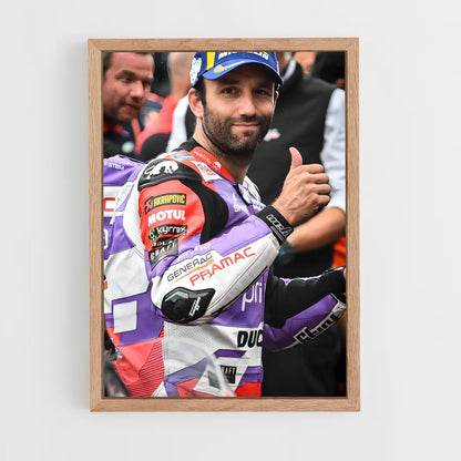 ap-johann zarco-9 cadre Bois clair