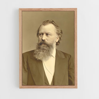 ap-johannes brahms-2 cadre Bois clair