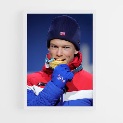 ap-johannes hosflot klaebo-1 cadre Blanc