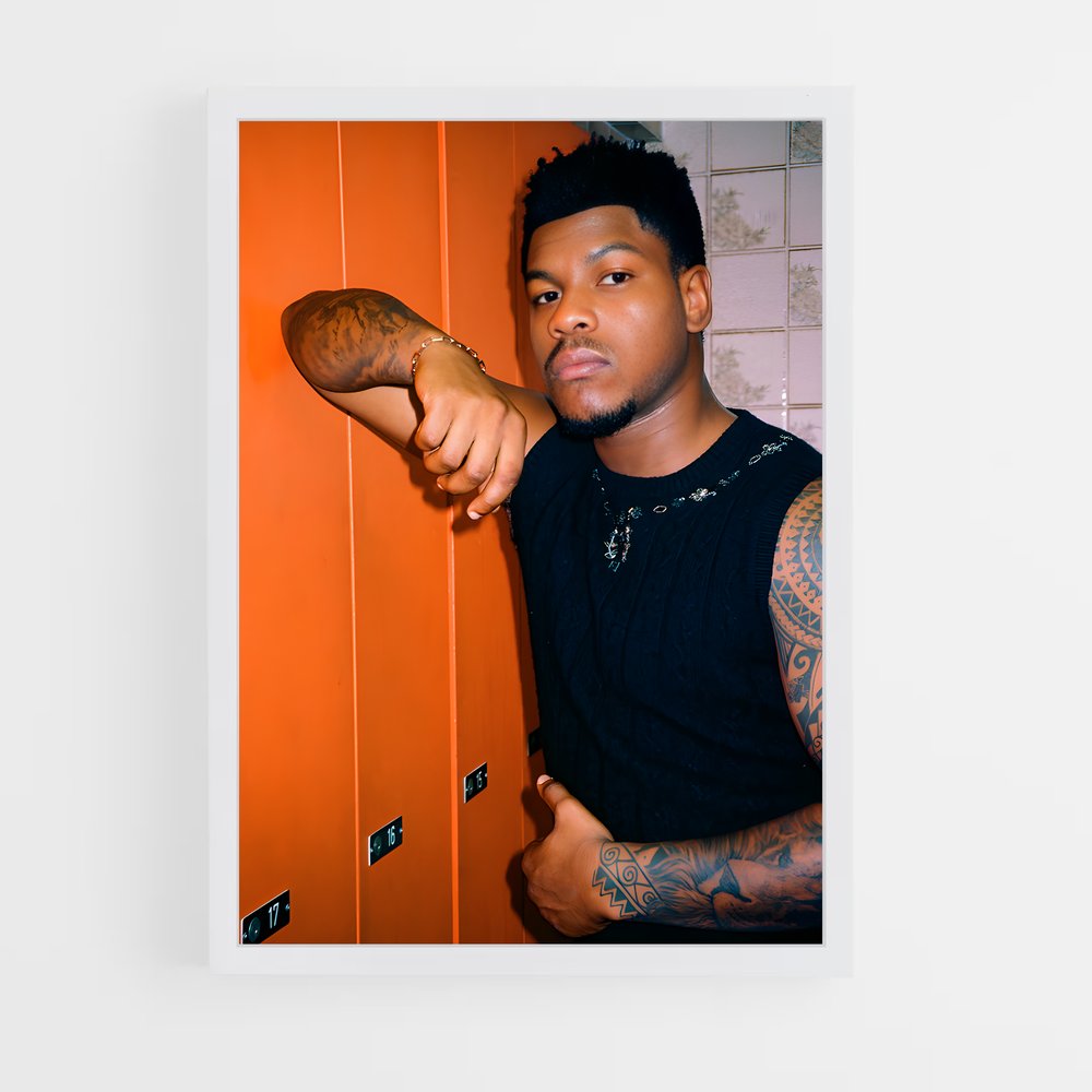 ap-john boyega-9 cadre Blanc