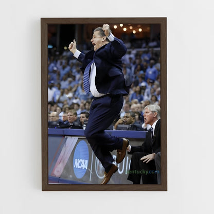 ap-john calipari-1 cadre Bois foncé