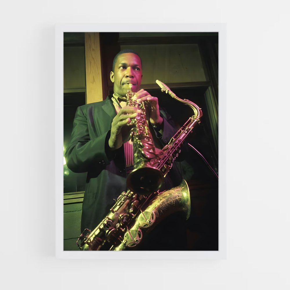 ap-john coltrane-11 cadre Blanc