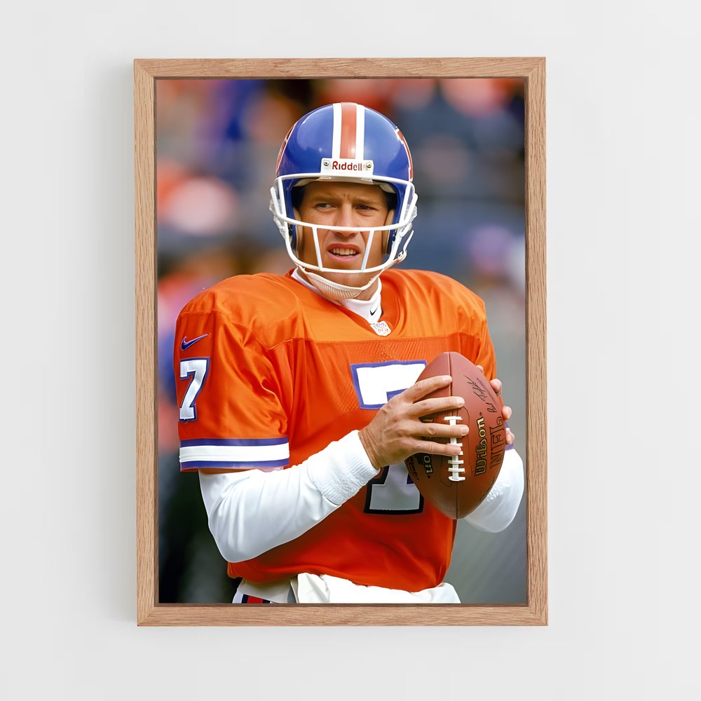 ap-john elway-2 cadre Bois clair