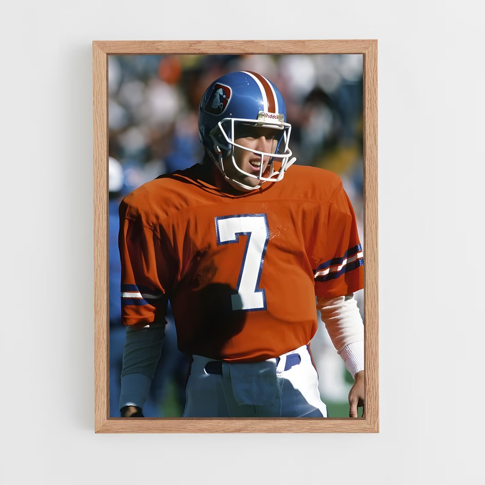 ap-john elway-4 cadre Bois clair
