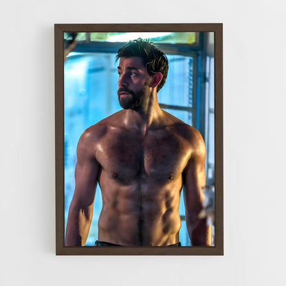 ap-john krasinski-1 cadre Bois foncé