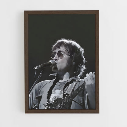 ap-john lennon-10 cadre Bois foncé