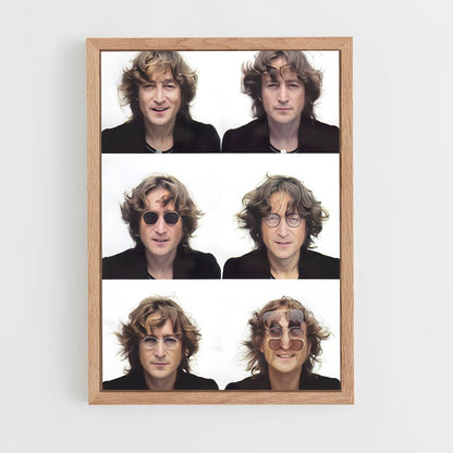 ap-john lennon-8 cadre Bois clair