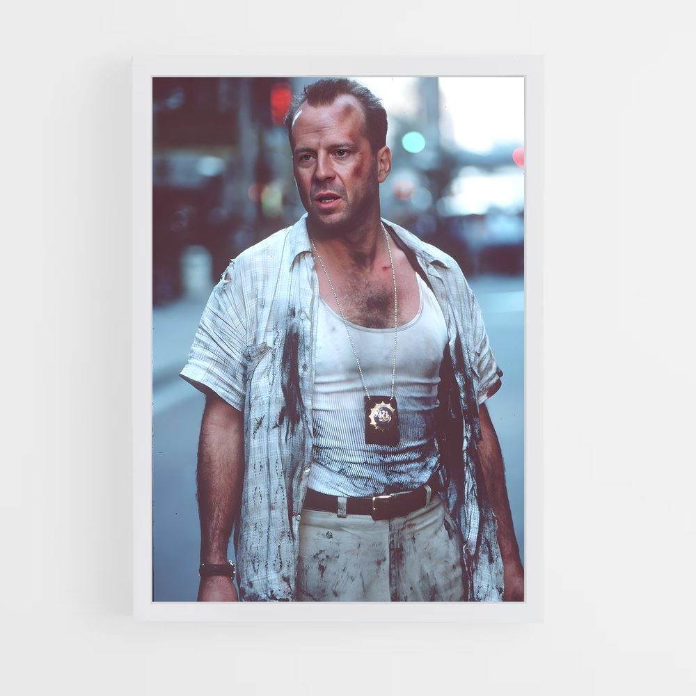 ap-john mcclane-3 cadre Blanc