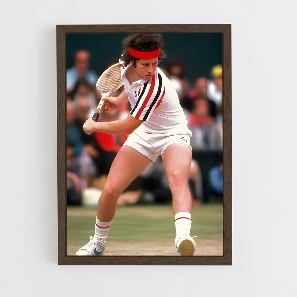 ap-john mcenroe-4 cadre Bois foncé