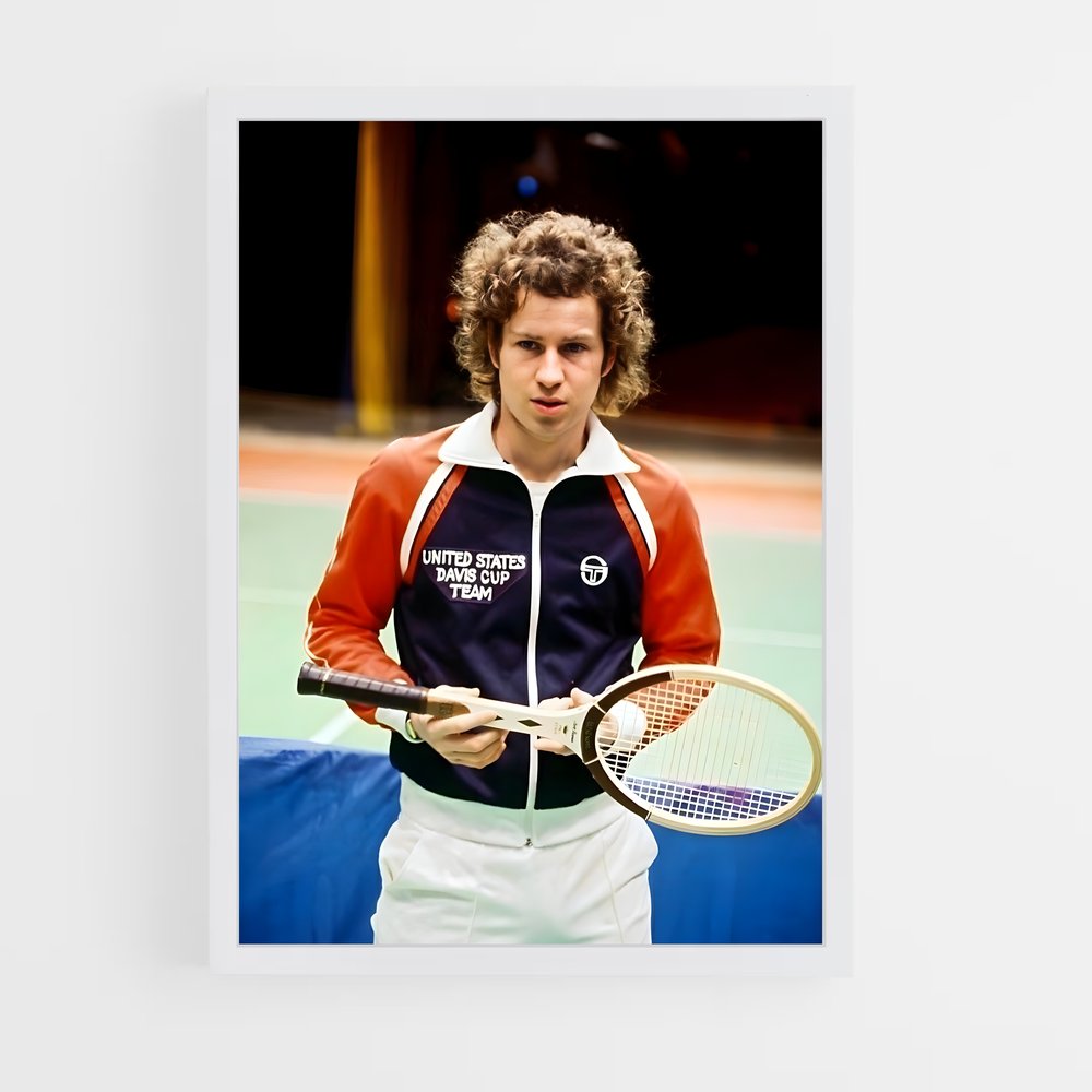 ap-john mcenroe-5 cadre Blanc