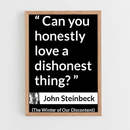 ap-john steinbeck-10 cadre Bois clair