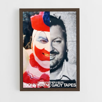 ap-john wayne gacy-2 cadre Bois foncé