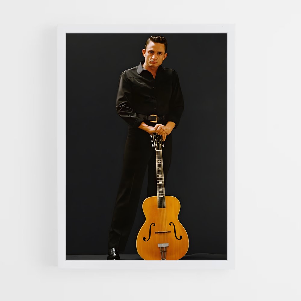 ap-johnny cash-2 cadre Blanc