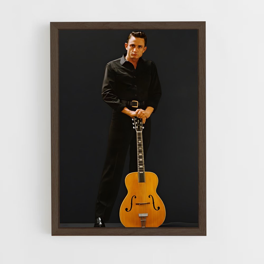 ap-johnny cash-2 cadre Bois foncé