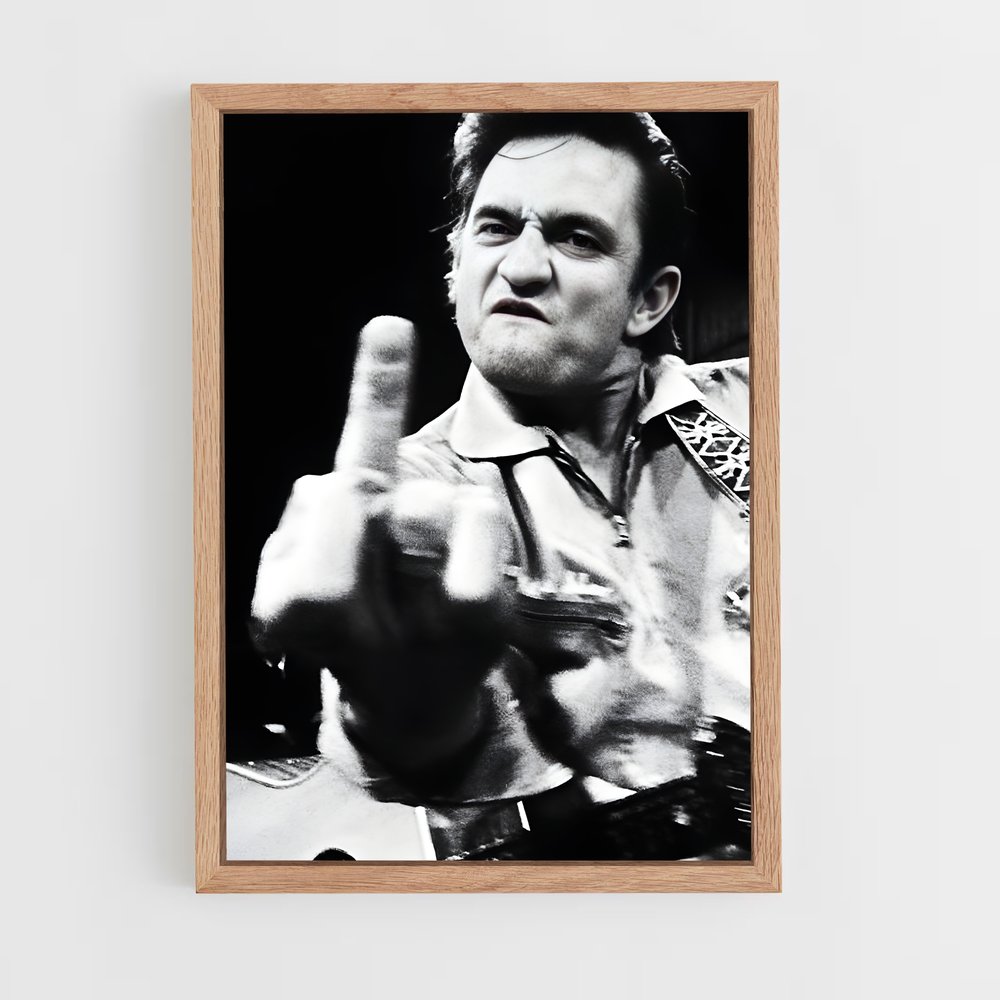 ap-johnny cash-4 cadre Bois clair