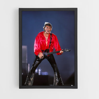ap-johnny hallyday-13 cadre Noir