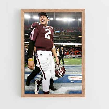 ap-johnny manziel-3 cadre Bois clair