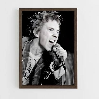 ap-johnny rotten-4 cadre Bois foncé