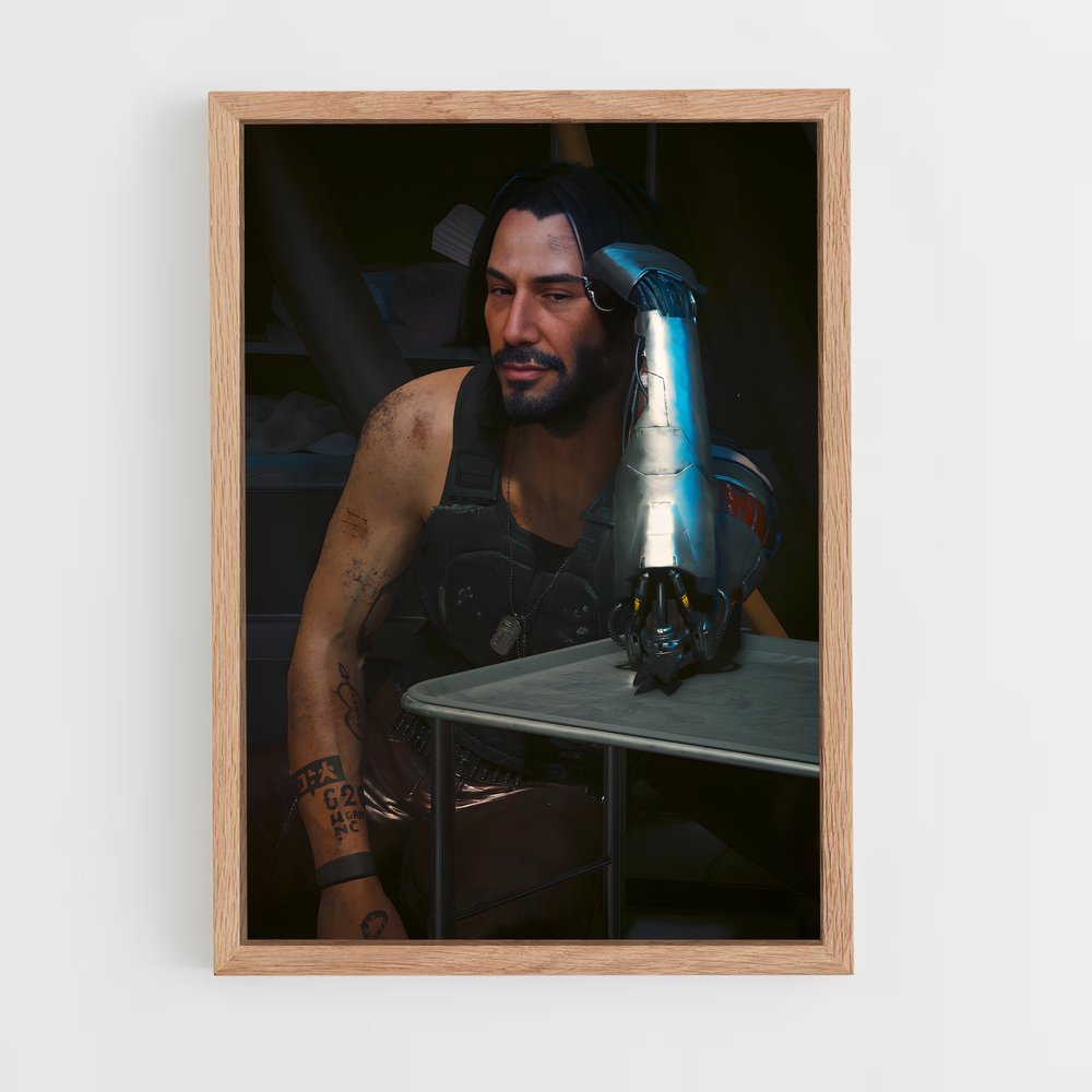 ap-johnny silverhand-2 cadre Bois clair