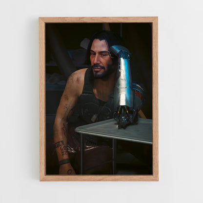 ap-johnny silverhand-2 cadre Bois clair