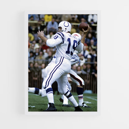 ap-johnny unitas-1 cadre Blanc