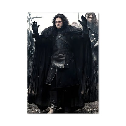 Poster Jon Snow dans la Tempête