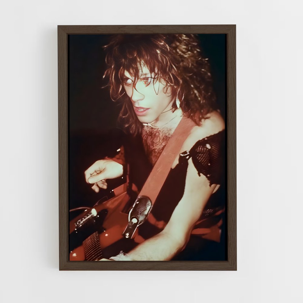 ap-jon bon jovi-1 cadre Bois foncé