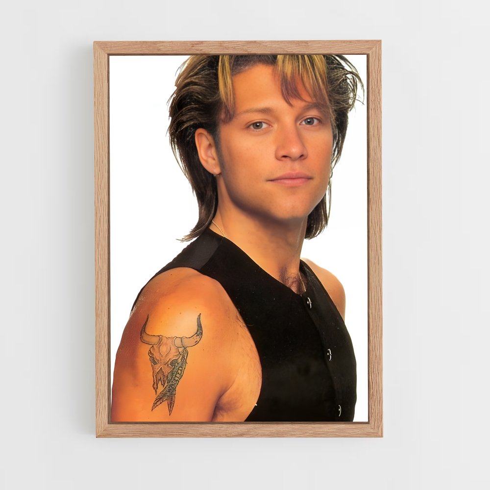 ap-jon bon jovi-2 cadre Bois clair